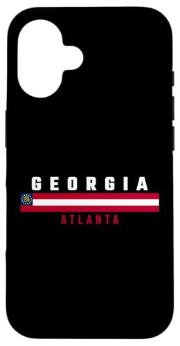 Georgien Flagge mit Text Georgien - Atlanta in Großbuchstaben Hülle für iPhone 16 Georgien Flagge mit Text Georgien - Atlanta in Großbuchstaben Hülle für iPhone 16 von MASH MOSH