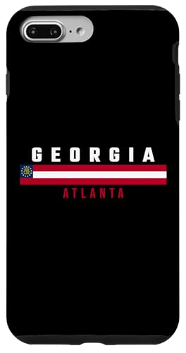 Georgien Flagge mit Text Georgien - Atlanta in Großbuchstaben Hülle für iPhone 7 Plus/8 Plus Georgien Flagge mit Text Georgien - Atlanta in Großbuchstaben Hülle für iPhone 7 Plus/8 Plus von MASH MOSH