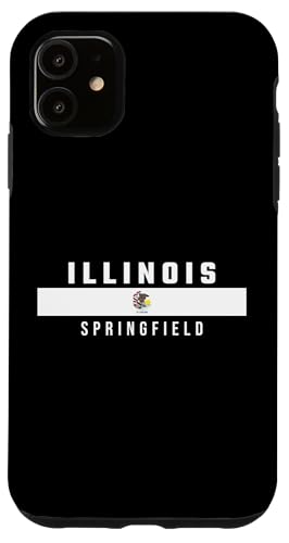 Illinois-Flagge, Text ILLINOIS- SPRINGFIELD in Großbuchstaben Hülle für iPhone 11 Illinois-Flagge, Text ILLINOIS- SPRINGFIELD in Großbuchstaben Hülle für iPhone 11 von MASH MOSH