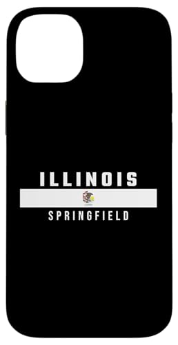 Illinois-Flagge, Text ILLINOIS- SPRINGFIELD in Großbuchstaben Hülle für iPhone 14 Plus Illinois-Flagge, Text ILLINOIS- SPRINGFIELD in Großbuchstaben Hülle für iPhone 14 Plus von MASH MOSH