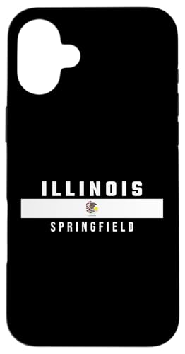 Illinois-Flagge, Text ILLINOIS- SPRINGFIELD in Großbuchstaben Hülle für iPhone 16 Plus Illinois-Flagge, Text ILLINOIS- SPRINGFIELD in Großbuchstaben Hülle für iPhone 16 Plus von MASH MOSH