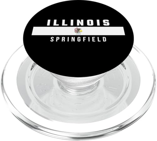 Illinois-Flagge, Text ILLINOIS- SPRINGFIELD in Großbuchstaben PopSockets PopGrip für MagSafe Illinois-Flagge, Text ILLINOIS- SPRINGFIELD in Großbuchstaben PopSockets PopGrip für MagSafe von MASH MOSH