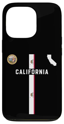 Kalifornien-Flagge, Silhouettenkarte von Kalifornien, das große Meer Hülle für iPhone 13 Pro Kalifornien-Flagge, Silhouettenkarte von Kalifornien, das große Meer Hülle für iPhone 13 Pro von MASH MOSH