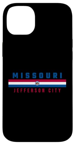 Missouri Flagge, Missouri - JEFFERSON CITY in Großbuchstaben Hülle für iPhone 14 Plus Missouri Flagge, Missouri - JEFFERSON CITY in Großbuchstaben Hülle für iPhone 14 Plus von MASH MOSH