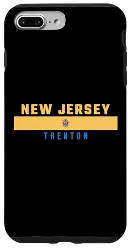 New Jersey Flagge, NEW JERSEY - TRENTON in Großbuchstaben Hülle für iPhone 7 Plus/8 Plus New Jersey Flagge, NEW JERSEY - TRENTON in Großbuchstaben Hülle für iPhone 7 Plus/8 Plus von MASH MOSH