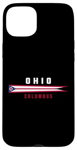 Ohio Flagge mit Text OHIO - COLUMBUS in Großbuchstaben Hülle für iPhone 15 Plus Ohio Flagge mit Text OHIO - COLUMBUS in Großbuchstaben Hülle für iPhone 15 Plus von MASH MOSH