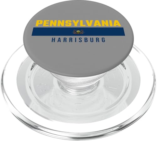 Pennsylvania Flagge mit Text PENNSYLVANIA - HARRISBURG PopSockets PopGrip für MagSafe Pennsylvania Flagge mit Text PENNSYLVANIA - HARRISBURG PopSockets PopGrip für MagSafe von MASH MOSH