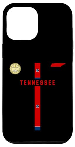 Tennessee Flagge, Silhouette Karte von Tennessee, Staatssiegel Hülle für iPhone 12 Pro Max Tennessee Flagge, Silhouette Karte von Tennessee, Staatssiegel Hülle für iPhone 12 Pro Max von MASH MOSH