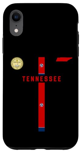 Tennessee Flagge, Silhouette Karte von Tennessee, Staatssiegel Hülle für iPhone XR Tennessee Flagge, Silhouette Karte von Tennessee, Staatssiegel Hülle für iPhone XR von MASH MOSH