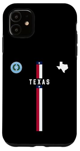 Texas-Flagge, Silhouettenkarte von Texas, dem Texas State Seal Hülle für iPhone 11 Texas-Flagge, Silhouettenkarte von Texas, dem Texas State Seal Hülle für iPhone 11 von MASH MOSH