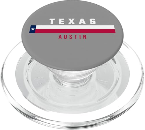 Texas Flagge mit Text Texas - AUSTIN in Großbuchstaben PopSockets PopGrip für MagSafe Texas Flagge mit Text Texas - AUSTIN in Großbuchstaben PopSockets PopGrip für MagSafe von MASH MOSH