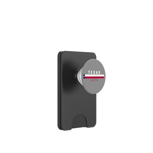 Texas Flagge mit Text Texas - AUSTIN in Großbuchstaben PopSockets PopWallet für MagSafe Texas Flagge mit Text Texas - AUSTIN in Großbuchstaben PopSockets PopWallet für MagSafe von MASH MOSH