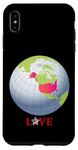 US-Karte aus dem Weltraum mit Liebestext Hülle für iPhone XS Max US-Karte aus dem Weltraum mit Liebestext Hülle für iPhone XS Max von MASH MOSH