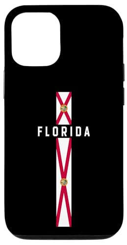 Vertikale Florida-Flagge mit Text "Florida" in Großbuchstaben Hülle für iPhone 12/12 Pro von MASH MOSH