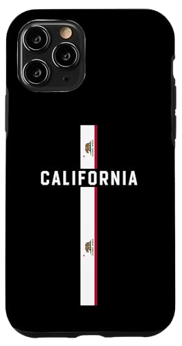 Vertikale Kalifornien-Flagge, "Kalifornien" in Großbuchstaben Hülle für iPhone 11 Pro von MASH MOSH
