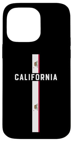 Vertikale Kalifornien-Flagge, "Kalifornien" in Großbuchstaben Hülle für iPhone 14 Pro Max von MASH MOSH