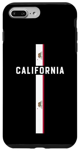 Vertikale Kalifornien-Flagge, "Kalifornien" in Großbuchstaben Hülle für iPhone 7 Plus/8 Plus von MASH MOSH