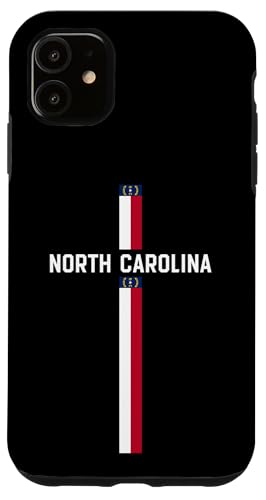 Vertikale N. Carolina Flagge, North Carolina in Großbuchstaben Hülle für iPhone 11 Vertikale N. Carolina Flagge, North Carolina in Großbuchstaben Hülle für iPhone 11 von MASH MOSH