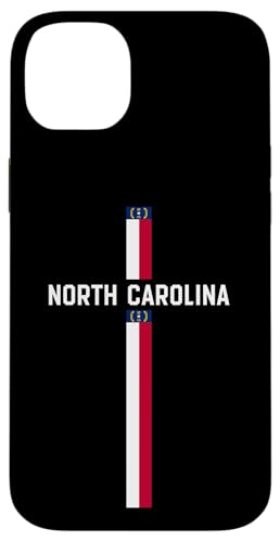 Vertikale N. Carolina Flagge, North Carolina in Großbuchstaben Hülle für iPhone 14 Plus von MASH MOSH
