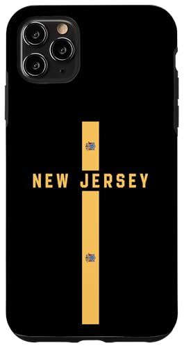 Vertikale New Jersey Flagge, "New Jersey" in Großbuchstaben Hülle für iPhone 11 Pro Max von MASH MOSH