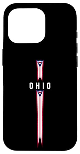 Vertikale Ohio-Flagge mit Text "OHIO" in Großbuchstaben Hülle für iPhone 16 Pro Vertikale Ohio-Flagge mit Text "OHIO" in Großbuchstaben Hülle für iPhone 16 Pro von MASH MOSH