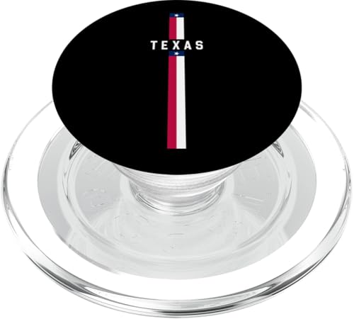 Vertikale Texas-Flagge mit Text "Texas" in Großbuchstaben PopSockets PopGrip für MagSafe Vertikale Texas-Flagge mit Text "Texas" in Großbuchstaben PopSockets PopGrip für MagSafe von MASH MOSH