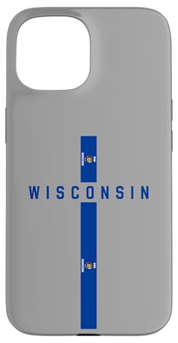 Vertikale Wisconsin-Flagge, "Wisconsin" in Großbuchstaben Hülle für iPhone 15 Vertikale Wisconsin-Flagge, "Wisconsin" in Großbuchstaben Hülle für iPhone 15 von MASH MOSH