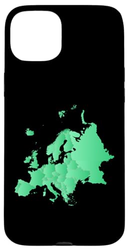 grüne Karte von Europa mit Ländergrenzen Hülle für iPhone 15 Plus grüne Karte von Europa mit Ländergrenzen Hülle für iPhone 15 Plus von MASH MOSH