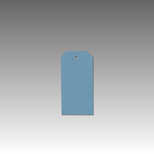 1.000 Hängeetiketten blau 60x120 mm 5223050 Anhängeschilder Kartonetiketten Pappanhänger von MASHPAPER