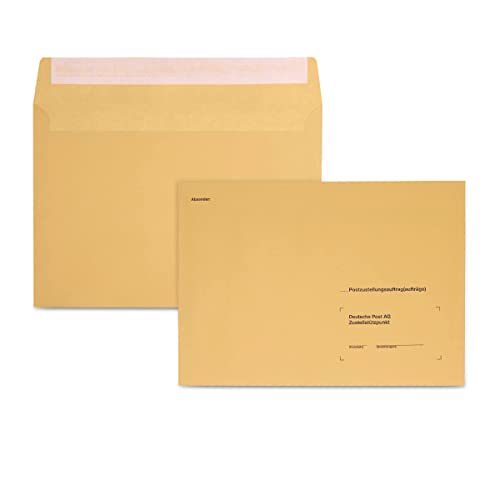 100 x Äußere Postzustellungs-Hüllen Umschlag Postzustellungshüllen Umschläge 176x250 mm Postzustellungsumschläge 6492015 von MASHPAPER