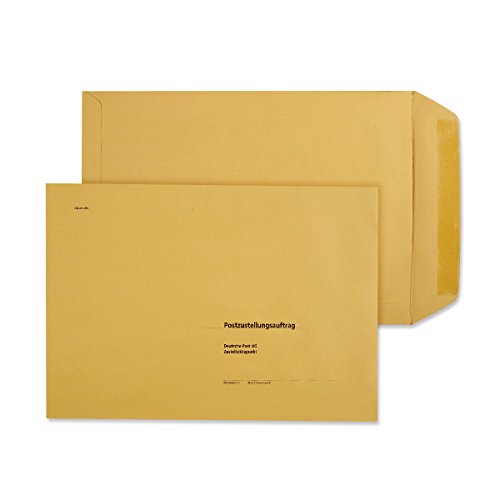 100 x Äußere Postzustellungs-Hüllen Umschlag Postzustellungshüllen Umschläge 229x324 mm Postzustellungsumschläge 6492030 von MASHPAPER