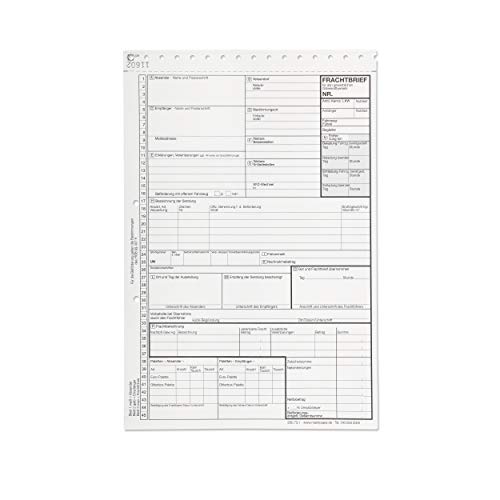 100 x Frachtbrief Einzelsatz 250731 national LKW/KVO Frachtbriefe selbstdurchschreibend 100 x Frachtbrief Einzelsatz 250731 national LKW/KVO Frachtbriefe selbstdurchschreibend von MASHPAPER