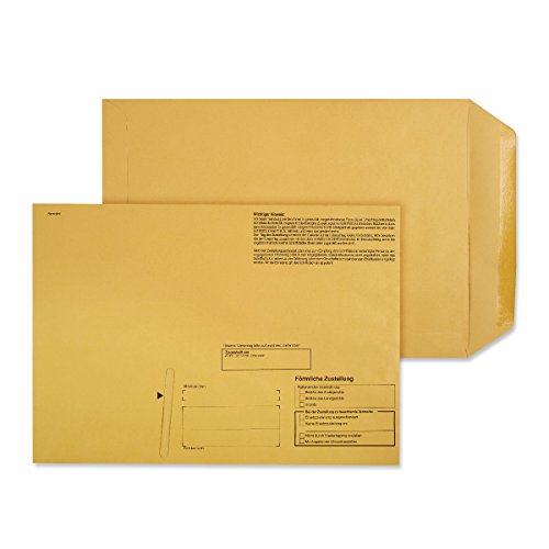100 x Innere Postzustellungs-Hüllen Förmliche Zustellung 229x324 mm Postzustellungshüllen 8490020 100 x Innere Postzustellungs-Hüllen Förmliche Zustellung 229x324 mm Postzustellungshüllen 8490020 von MASHPAPER