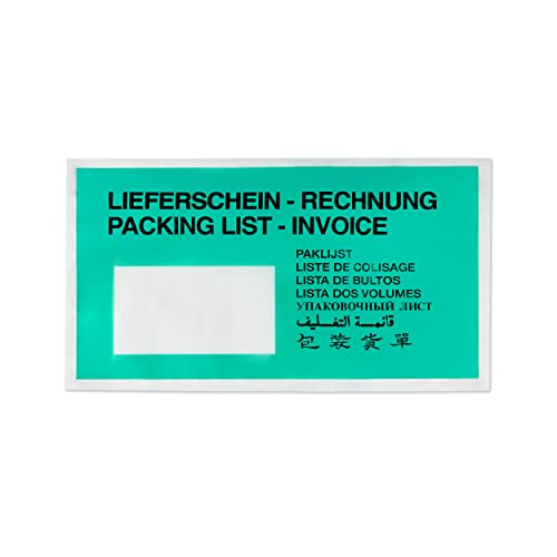 1000 Lieferscheintaschen DIN Lang grün umweltfreundliche Begleitpapiertaschen aus Papier 650001 1000 Lieferscheintaschen DIN Lang grün umweltfreundliche Begleitpapiertaschen aus Papier 650001 von MASHPAPER