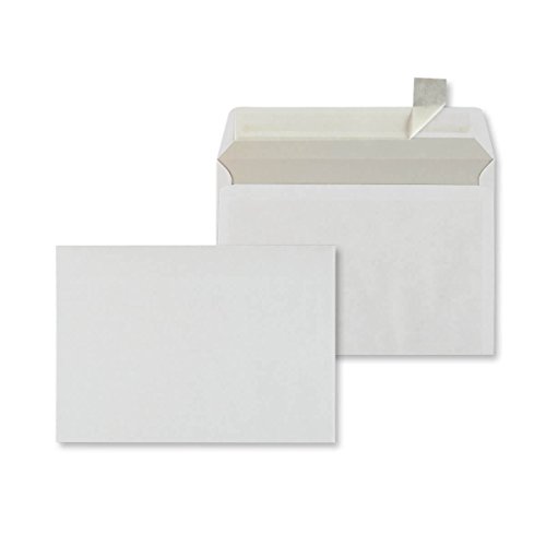 Briefumschläge DIN C6 114x162 mm haftklebend ohne Fenster Briefhüllen 100542 (25) von MASHPAPER