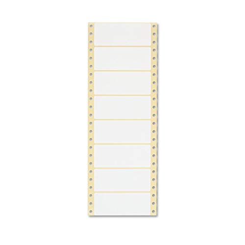 Endlosetiketten Computeretiketten Lochrandetiketten 88,9x36,1mm 4000 Stück endlos selbstklebend weiß von MASHPAPER