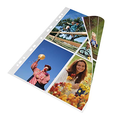 mashpaper Fotohüllen weiß 300 Stück 10x15cm Hochformat für 2x4 Fotos 75624 von MASHPAPER