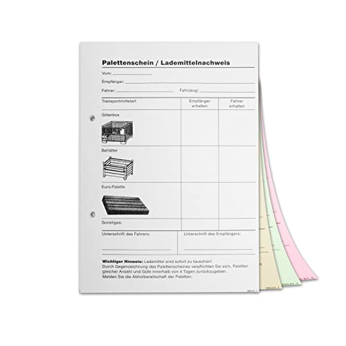 mashpaper Palettenschein Block selbstdurchschreibend Hochformat DIN A5 250611 von MASHPAPER