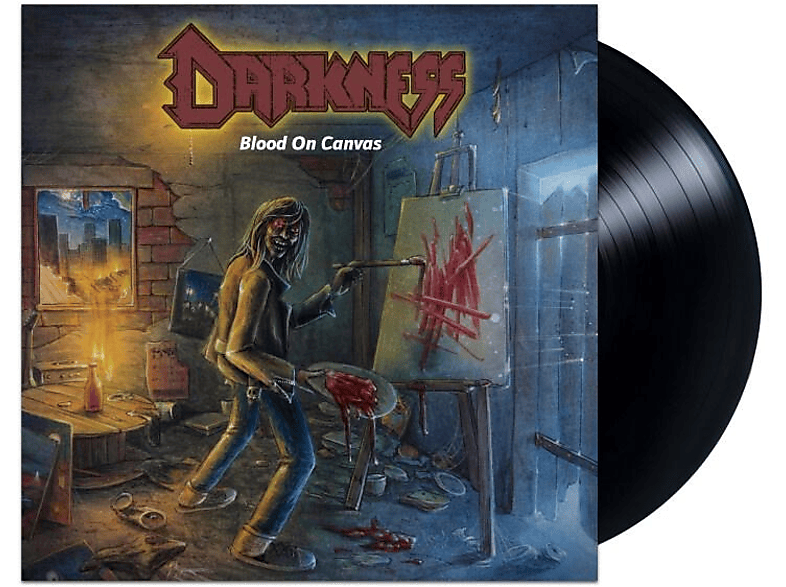 The Darkness - Blood On Canvas (Ltd. black Vinyl) (Vinyl) von MASSACRE