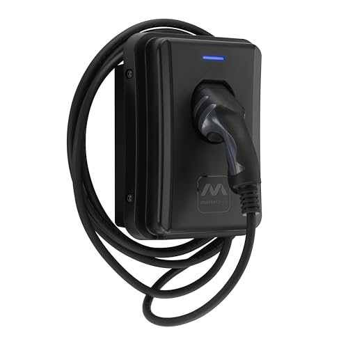 Masterplug EVCM3BT7BR Wandladestation für Elektrofahrzeuge, Typ 2, Elektroautoladegerät mit 5 m langem Kabel und automatischer Feststellfunktion, einphasig, Modus 3, RFID, IP65, 7,4 kW, 32 A Masterplug EVCM3BT7BR Wandladestation für Elektrofahrzeuge, Typ 2, Elektroautoladegerät mit 5 m langem Kabel und automatischer Feststellfunktion, einphasig, Modus 3, RFID, IP65, 7,4 kW, 32 A von MASTERPLUG