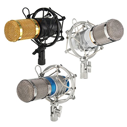 MASUNN Bm-800 Pro Kondensator Dynamic Microphone Mic Sound Audio Studio Recording Mit Dämpfer Halterung - Schwarz L MASUNN Bm-800 Pro Kondensator Dynamic Microphone Mic Sound Audio Studio Recording Mit Dämpfer Halterung - Schwarz L von MASUNN