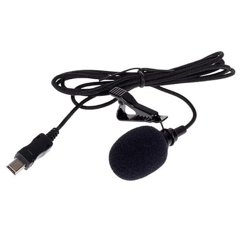 MASUNN Schwarzes Mini USB Auf 3.5 mm Mikrofon Adapter-Transportkabel Cable Wire Für Gopro Hero 3 3 Plus 4 -USB-Mikrofon von MASUNN