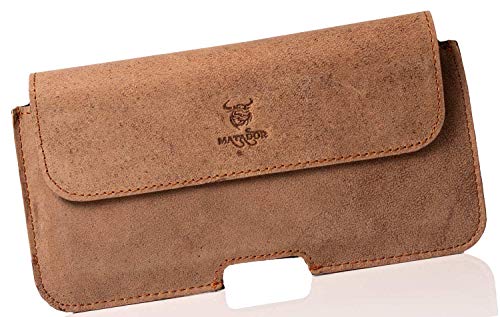 MATADOR Gürteltasche Echt Leder kompatibel mit Samsung S9 Plus / S10 Plus / S20 Plus Handy Leder Hülle Tasche Case Gürtelschlaufe Tabacco Braun Magnetverschluss MATADOR Gürteltasche Echt Leder kompatibel mit Samsung S9 Plus / S10 Plus / S20 Plus Handy Leder Hülle Tasche Case Gürtelschlaufe Tabacco Braun Magnetverschluss von MATADOR