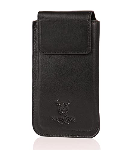 MATADOR Gürteltasche Leder Handy kompatibel mit Samsung S9 Plus / S10 Plus / S20 Plus Leder-Case Leder-Hülle Gürteltasche Schwarz Vertikal Magnetverschluss Ausziehhilfe MATADOR Gürteltasche Leder Handy kompatibel mit Samsung S9 Plus / S10 Plus / S20 Plus Leder-Case Leder-Hülle Gürteltasche Schwarz Vertikal Magnetverschluss Ausziehhilfe von MATADOR