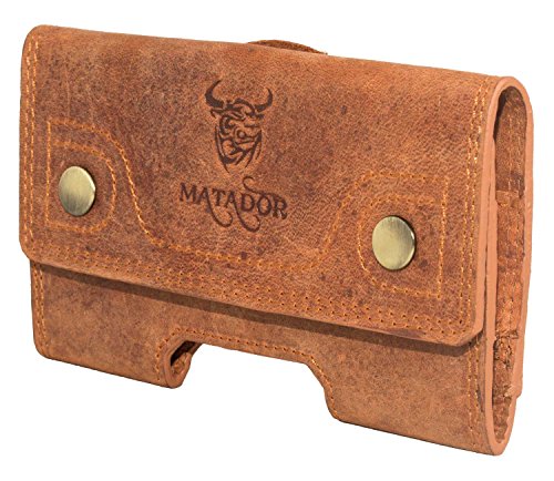MATADOR Gürteltasche kompatibel mit iPhone 16 Pro/ 16/16 E/ 15 Pro/ 15/14 Pro/ 14/13 Pro/ 13/12 Pro/ 12/11/ XR Echt Leder Hülle Handy-Tasche Case Gürtelschlaufe Drückknopfverschluss Antik Braun MATADOR Gürteltasche kompatibel mit iPhone 16 Pro/ 16/16 E/ 15 Pro/ 15/14 Pro/ 14/13 Pro/ 13/12 Pro/ 12/11/ XR Echt Leder Hülle Handy-Tasche Case Gürtelschlaufe Drückknopfverschluss Antik Braun von MATADOR