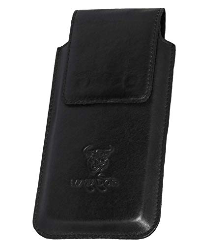 MATADOR Handy Gürteltasche Echt Leder für Samsung Galaxy S24 Ultra / S23 / S22 / S21 / S20 - Ultra | Vertikal Gürtel Tasche Handytasche Hülle für Smartphone mit Gürtelclip | Handyhülle Holster Case von MATADOR