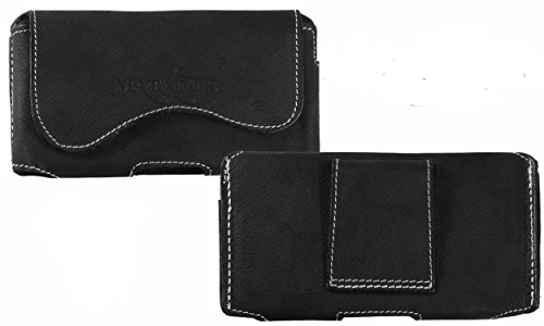 MATADOR Handytasche kompatibel mit Apple iPhone 8/12/13 Mini ECHT Leder Hülle Case Tasche Quertasche in Vintage Style mit Gürtelschlaufe und Magnetverschluss Nubuk Leder von MATADOR
