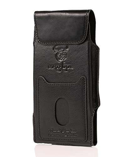 MATADOR Leder Hülle Case Tasche Gürteltasche Vertikaltasche kompatibel mit iPhone 7 Plus Crazy Black Schwarz MATADOR Leder Hülle Case Tasche Gürteltasche Vertikaltasche kompatibel mit iPhone 7 Plus Crazy Black Schwarz von MATADOR