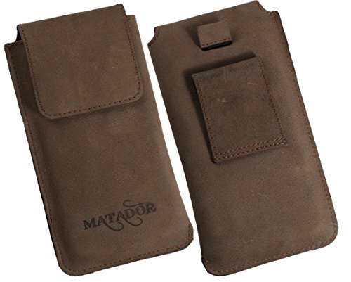 Matador kompatibel mit Apple iPhone 8/12/13 Mini Ledertasche Vintage Antik Handytasche Leder Hülle Case Tabacco Braun Breite Gürtelschlaufe mit Ausziehfunktion Matador kompatibel mit Apple iPhone 8/12/13 Mini Ledertasche Vintage Antik Handytasche Leder Hülle Case Tabacco Braun Breite Gürtelschlaufe mit Ausziehfunktion von MATADOR