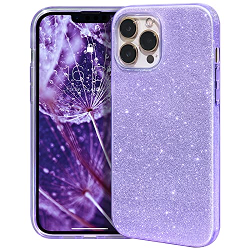 MATEPROX Glitzern Handyhülle Kompatibel mit iPhone 13 Pro Max/iPhone 12 Pro Max Hülle Schutzhülle Sprühen Glänzend Bling Dünnes Hülle für iPhone 13 Pro Max 6,7'' 2021-Lila MATEPROX Glitzern Handyhülle Kompatibel mit iPhone 13 Pro Max/iPhone 12 Pro Max Hülle Schutzhülle Sprühen Glänzend Bling Dünnes Hülle für iPhone 13 Pro Max 6,7'' 2021-Lila von MATEPROX